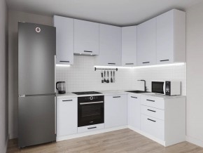 Кухонный гарнитур угловой Смоки 2200*1600 h950 (Стол. 38мм) в Губкинском - gubkinskiy.ok-mebel.com | фото