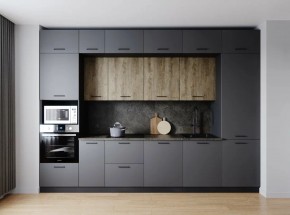 Кухонный гарнитур Умбра 3400 (Стол. 38мм) в Губкинском - gubkinskiy.ok-mebel.com | фото