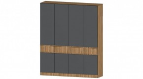 ЛЕНОРА Спальный гарнитур (модульный) графит в Губкинском - gubkinskiy.ok-mebel.com | фото 8