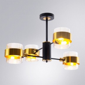 Люстра на штанге Arte Lamp Carlo A8205SP-4BK в Губкинском - gubkinskiy.ok-mebel.com | фото 2
