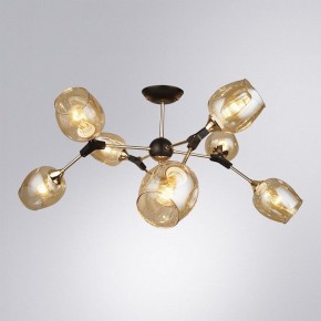 Люстра на штанге Arte Lamp Seppia A4211PL-8BK в Губкинском - gubkinskiy.ok-mebel.com | фото 2