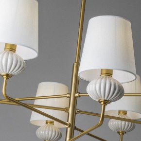 Люстра на штанге Freya Ceramics FR2029PL-08BS в Губкинском - gubkinskiy.ok-mebel.com | фото 7