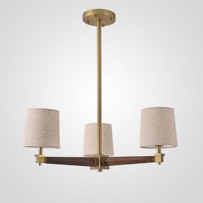 Люстра на штанге Imperiumloft Jorgenson Beige/Dark wood STAVRA01 в Губкинском - gubkinskiy.ok-mebel.com | фото
