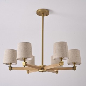 Люстра на штанге Imperiumloft Jorgenson Beige/Light wood STAVRA01 в Губкинском - gubkinskiy.ok-mebel.com | фото 3