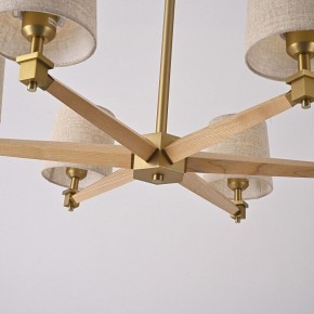 Люстра на штанге Imperiumloft Jorgenson Beige/Light wood STAVRA01 в Губкинском - gubkinskiy.ok-mebel.com | фото 6