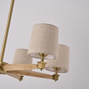 Люстра на штанге Imperiumloft Jorgenson Beige/Light wood STAVRA01 в Губкинском - gubkinskiy.ok-mebel.com | фото 7