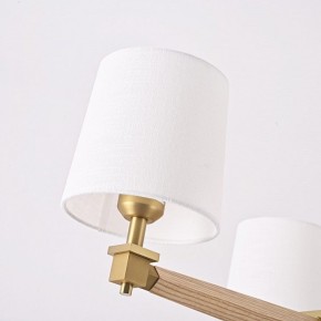 Люстра на штанге Imperiumloft Jorgenson White/Light wood STAVRA01 в Губкинском - gubkinskiy.ok-mebel.com | фото 2