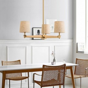 Люстра на штанге Imperiumloft Jorgenson White/Light wood STAVRA01 в Губкинском - gubkinskiy.ok-mebel.com | фото 5