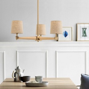 Люстра на штанге Imperiumloft Jorgenson White/Light wood STAVRA01 в Губкинском - gubkinskiy.ok-mebel.com | фото 6