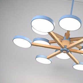 Люстра на штанге Imperiumloft TURNA Blue TURNA-DBL01 в Губкинском - gubkinskiy.ok-mebel.com | фото 6