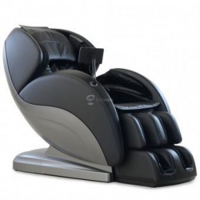 Массажное кресло PS6500 черно-серебряное в Губкинском - gubkinskiy.ok-mebel.com | фото