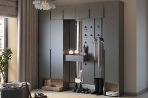 МЕБЕЛЬСОН К32 Прихожая (графит) в Губкинском - gubkinskiy.ok-mebel.com | фото