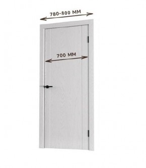 Межкомнатная дверь Bolivar Роялвуд белый (комплект) 700 в Губкинском - gubkinskiy.ok-mebel.com | фото