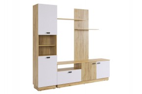 МОДИ К1 Гостиная (белое дерево) в Губкинском - gubkinskiy.ok-mebel.com | фото 6