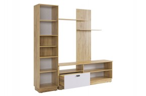 МОДИ К1 Гостиная (белое дерево) в Губкинском - gubkinskiy.ok-mebel.com | фото 7
