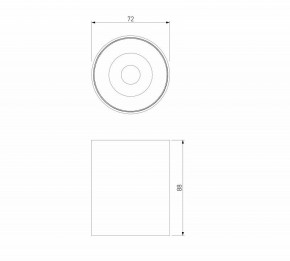 Накладной светильник Elektrostandard Primo 25116/LED в Губкинском - gubkinskiy.ok-mebel.com | фото 3
