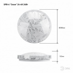 Накладной светильник Эра Классик SPB-6-24-4K (C) в Губкинском - gubkinskiy.ok-mebel.com | фото 6