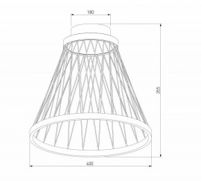 Накладной светильник Eurosvet Cesta 40018/1 LED коричневый в Губкинском - gubkinskiy.ok-mebel.com | фото 4