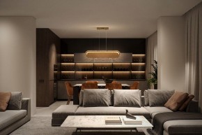 Накладной светильник Freya Eclat FR6182WL-L5BS в Губкинском - gubkinskiy.ok-mebel.com | фото 3