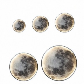 Накладной светильник Imperiumloft COSMOS Мун D90 cosmos-moon01 в Губкинском - gubkinskiy.ok-mebel.com | фото 2
