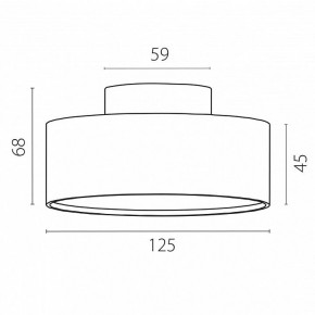 Накладной светильник Lightstar Acuto 215936 в Губкинском - gubkinskiy.ok-mebel.com | фото 4