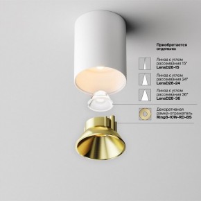 Накладной светильник Maytoni Alfa LED C064CL-8W2.7K-RD-WB в Губкинском - gubkinskiy.ok-mebel.com | фото 3