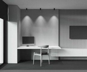 Накладной светильник Maytoni FOCUS LED C056CL-L12B2.7K-W-B в Губкинском - gubkinskiy.ok-mebel.com | фото 5