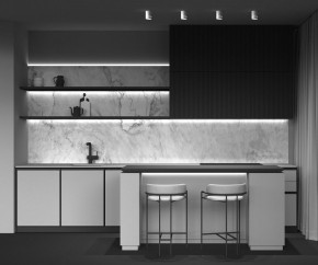 Накладной светильник Maytoni Orlo C085CL-9W4K-W в Губкинском - gubkinskiy.ok-mebel.com | фото 4