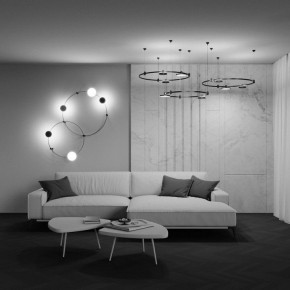 Накладной светильник Maytoni Plato TR152-1-7W4K-B в Губкинском - gubkinskiy.ok-mebel.com | фото 4