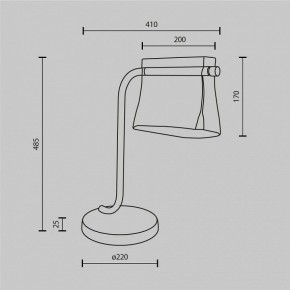 Настольная лампа декоративная Maytoni Cabaret MOD170TL-L8BS3K в Губкинском - gubkinskiy.ok-mebel.com | фото 7