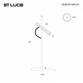 Настольная лампа декоративная ST-Luce LILT SL6210.404.01 в Губкинском - gubkinskiy.ok-mebel.com | фото 2