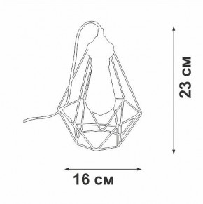 Настольная лампа декоративная Vitaluce V2803 V2803-1/1L в Губкинском - gubkinskiy.ok-mebel.com | фото 3