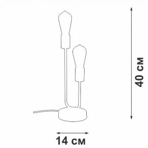 Настольная лампа декоративная Vitaluce V3005 V3005-1/2L в Губкинском - gubkinskiy.ok-mebel.com | фото 5