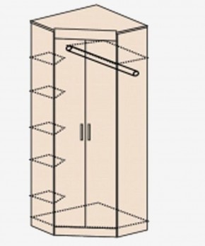 НИКА Н5 Шкаф угловой без зеркала в Губкинском - gubkinskiy.ok-mebel.com | фото 3