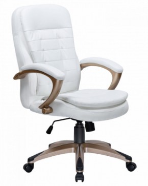Офисное кресло для руководителей DOBRIN DONALD LMR-106B белый в Губкинском - gubkinskiy.ok-mebel.com | фото 2