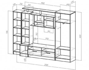 ОСКАР Гостиная (ЯШТ/ЯШС) в Губкинском - gubkinskiy.ok-mebel.com | фото 2