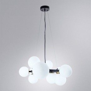 Подвесная люстра Arte Lamp Gemini A2243SP-10BK в Губкинском - gubkinskiy.ok-mebel.com | фото 3
