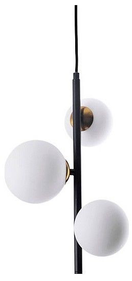 Подвесная люстра Arte Lamp Gemini A2243SP-3BK в Губкинском - gubkinskiy.ok-mebel.com | фото