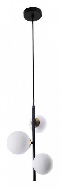 Подвесная люстра Arte Lamp Gemini A2243SP-3BK в Губкинском - gubkinskiy.ok-mebel.com | фото 2