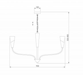 Подвесная люстра Eurosvet Rhyton 60167/8 никель в Губкинском - gubkinskiy.ok-mebel.com | фото 6