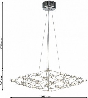 Подвесная люстра Favourite Thinner 4305-8P в Губкинском - gubkinskiy.ok-mebel.com | фото 5