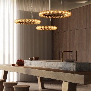 Подвесная люстра Maytoni Ambre MOD331PL-L42BS3K в Губкинском - gubkinskiy.ok-mebel.com | фото 3