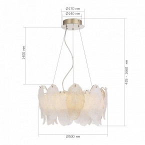 Подвесная люстра ST-Luce LIGHTSOME SL6135.203.01 в Губкинском - gubkinskiy.ok-mebel.com | фото 6