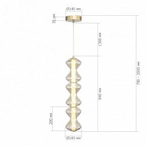 Подвесная люстра ST-Luce SPINE SL6136.213.01 в Губкинском - gubkinskiy.ok-mebel.com | фото 4