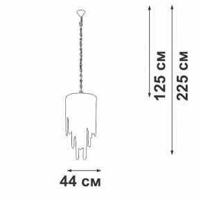 Подвесная люстра Vitaluce V5885 V5885-9/7 в Губкинском - gubkinskiy.ok-mebel.com | фото 3