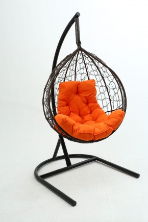 Подвесное кресло Бароло (коричневый/оранжевый) в Губкинском - gubkinskiy.ok-mebel.com | фото