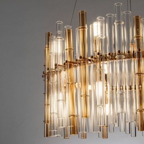 Подвесной светильник Arte Lamp Crystalla A4111LM-16GO в Губкинском - gubkinskiy.ok-mebel.com | фото 3
