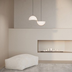 Подвесной светильник Eurosvet Emisfero 50083/2 LED золото в Губкинском - gubkinskiy.ok-mebel.com | фото 2