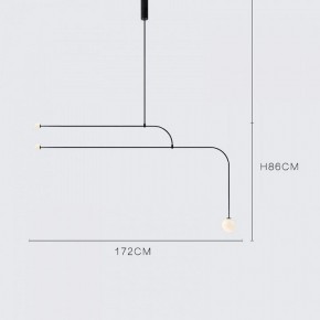 Подвесной светильник Imperiumloft Lines LINES-05 в Губкинском - gubkinskiy.ok-mebel.com | фото 3