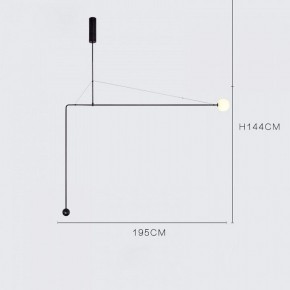 Подвесной светильник Imperiumloft Lines LINES-11 в Губкинском - gubkinskiy.ok-mebel.com | фото 3